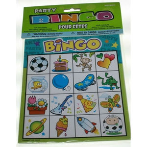 3/$15 Party Bingo Game by Unique, Party Game New Ages 3+ Players